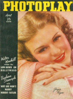 Photoplay April 1937 Ginger Rogers